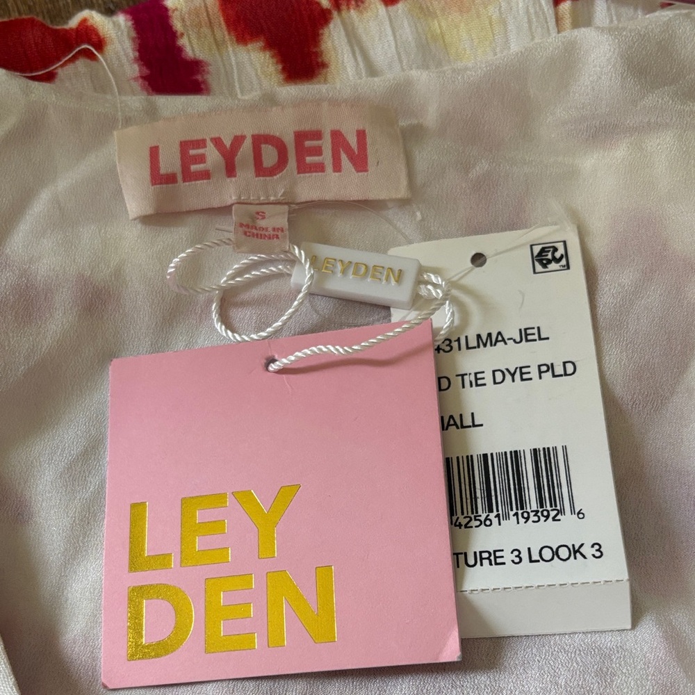 NWT Leyden Women's Printed Cutout Midi Dress - SIZE S - Picture 8 of 12